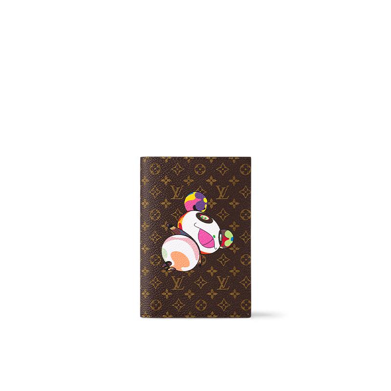 

Louis Vuitton x Takashi Murakami Monogram Canvas Passport Holder Women accessories Brown M14164 Basic Set (Bag+Dust Bag)