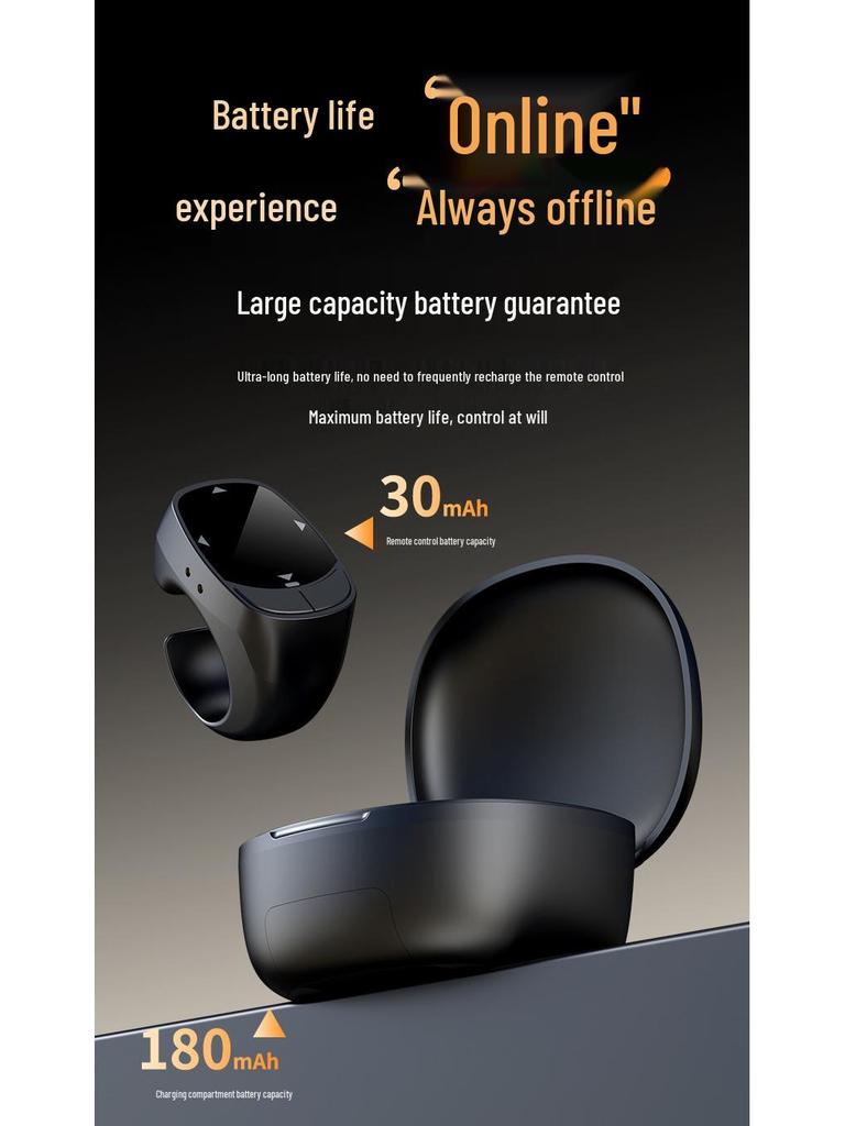 2025 Bluetooth Touch Remote for TikTok & Kuaishou: Control Phone, Mouse, Music, Photos, and E-books.