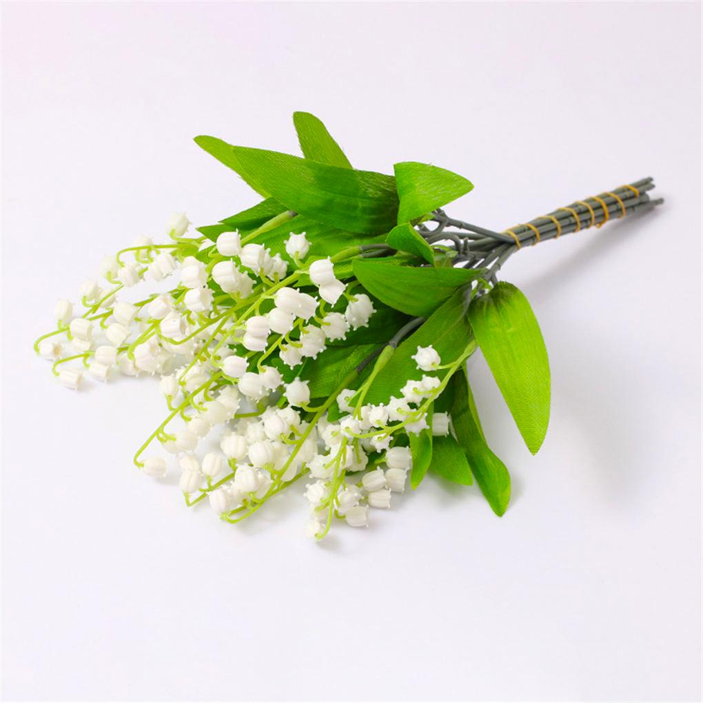 Artificial Bell Orchid Flower Decor Home Office Table Centerpiece Simulation Flower