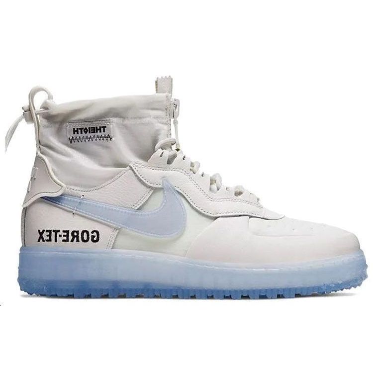 Gore-Tex x Nike Air Force 1 High WTR Phantom Unisex Sneakers White Black Clear CQ7211-002