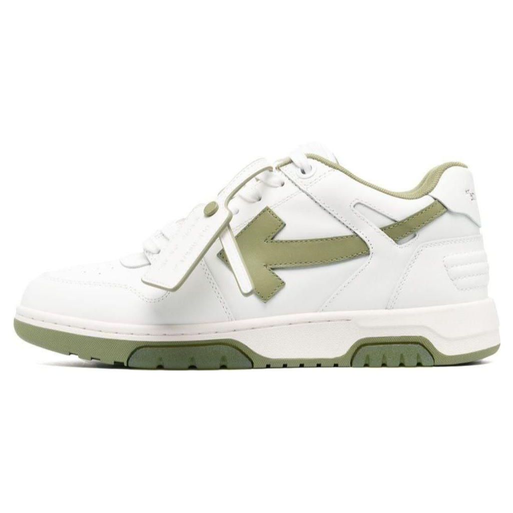 

Off-White Мужские кроссовки Out of Office Белый Шалфейно-зеленый OMIA189F23LEA002-0153 43
