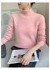 Women's High Neck Cashmere Sweater - Thick Raglan Sleeve, Loose Fit, Autumn/Winter Knit Base Layer
