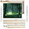 Ruopoty DIY Frame Night Scenery DIY Painting By Numbers Kits Modern Wall Art Picture Handpainted Oil Painting For Living Room Art