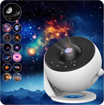 Galaxy Projector for Bedroom, 13 In 1 HD Star Projector Light Projector, 360° Rotating Planetarium Projector with Timer for Kids