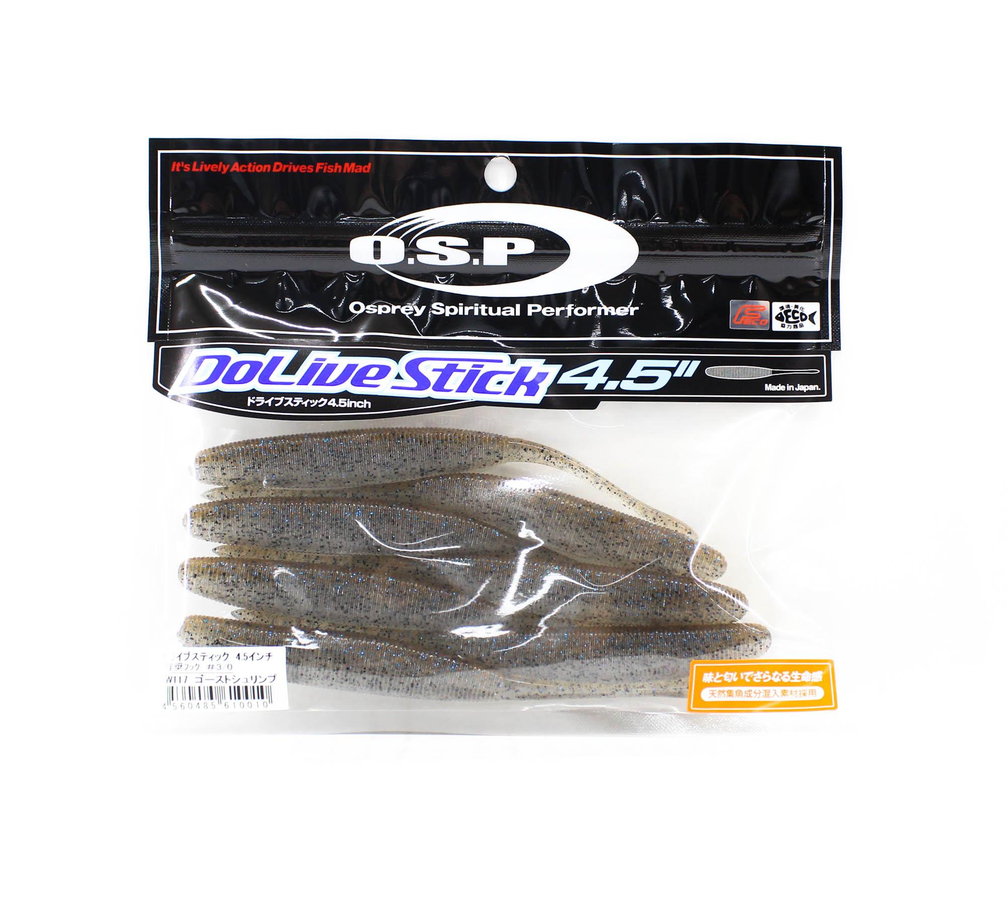 

OSP Soft Lure Dolive Stick 4,5 дюйма TW-117 (0010)
