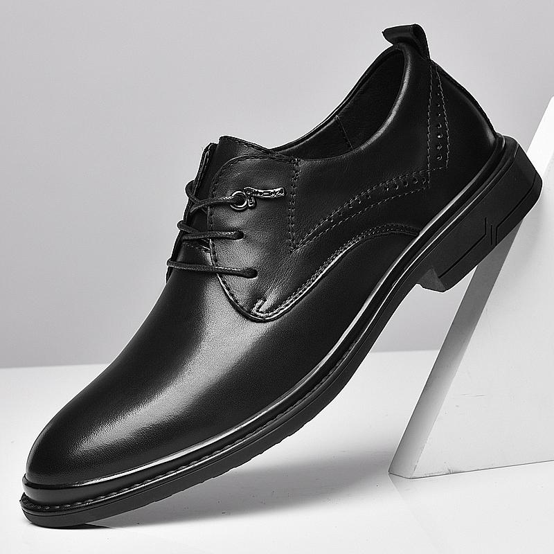 

Мужские деловые туфли, оксфорды для мужчин, модные свадебные туфли, классические туфли из спилка, повседневные мужские туфли в стиле ретро, мягкие, нескользящие 45