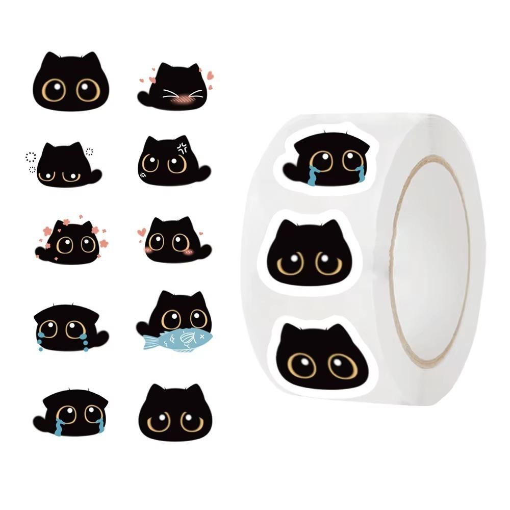 500pcs Cartoon Cute Animals Cats And Food Reward Stickers Kids Motivational Stickers