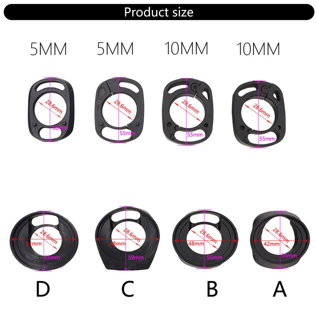 Mountain Bicycles Steerer Tube Spacers Headset Spacer for Headset Washer Stem Spacers Shims Cycling Headset Spacers Set