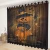 Halloween Curtain Cloth Bedroom Living Room Balcony Blackout Curtain Office Hotel Insulation Curtain