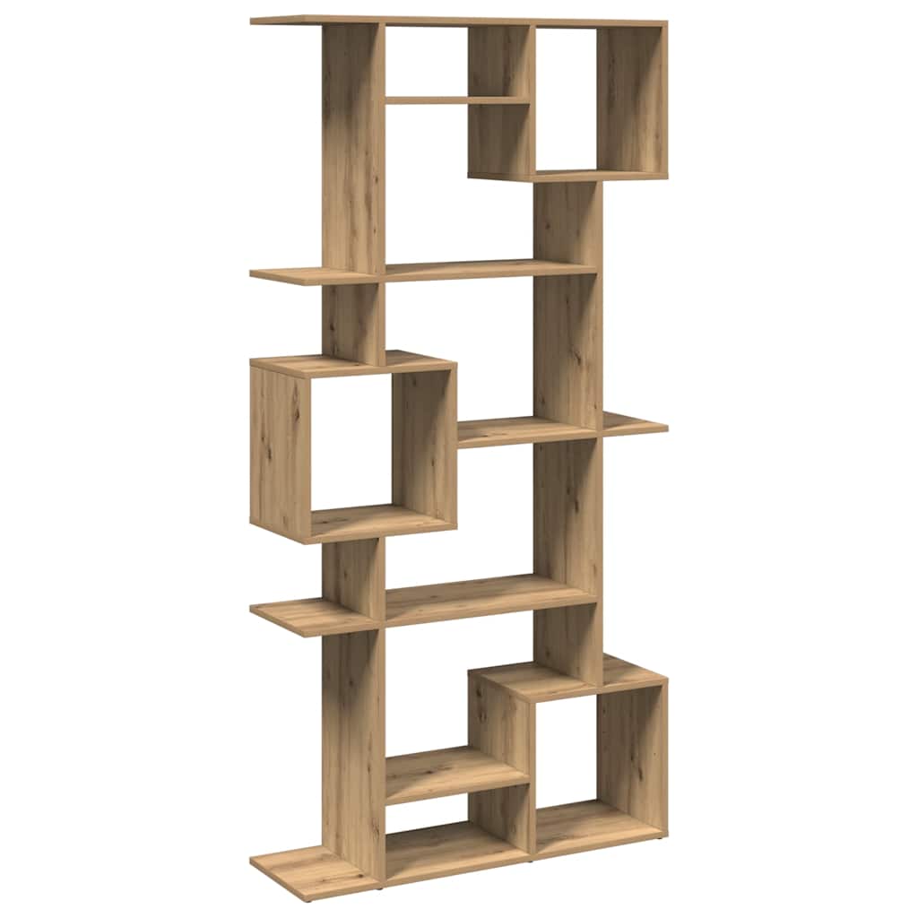 Handgefertigtes Eichen-Bücherregal 92 x 29 x 188 cm Spanplatte