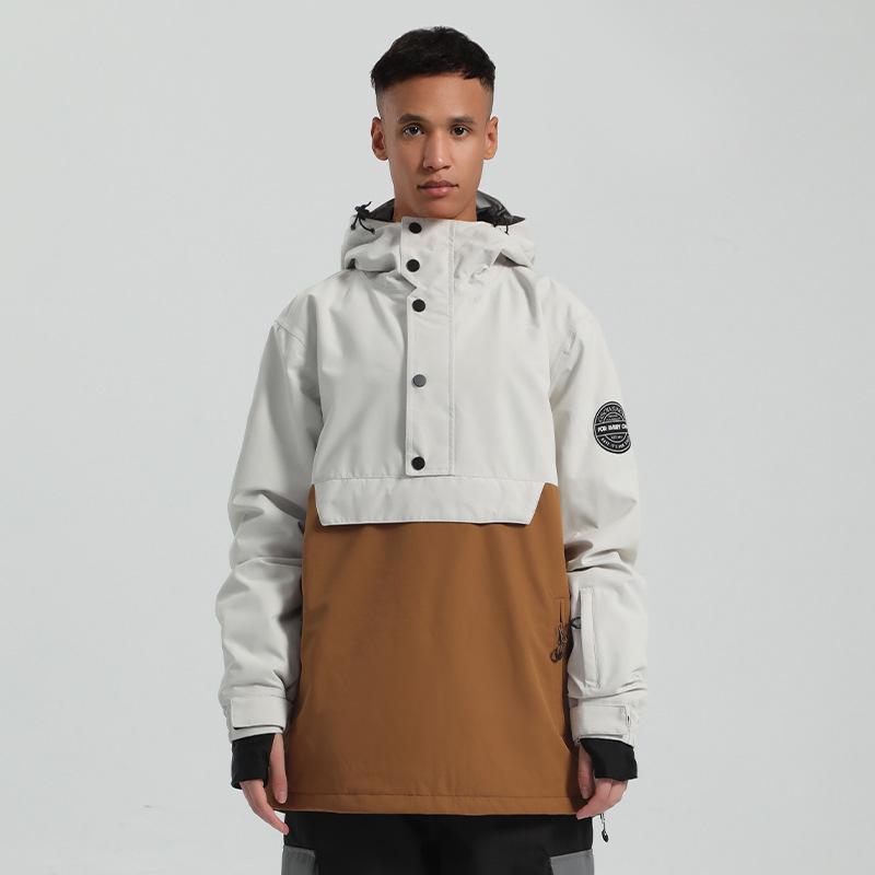 New Winter Ski Jacket with Cotton Padding for Men & Women - Warm, Windproof, Suitable for Single/Double Board Outdoor Sports