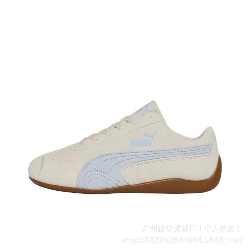 [Pure Original Lychee Leather] Rose Racing Shoes PM Classic SpeedcatOG Suede Thin-soled T-head Women's Shoes