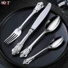 European Palace Style 24-Piece 304 Stainless Steel Cutlery Set