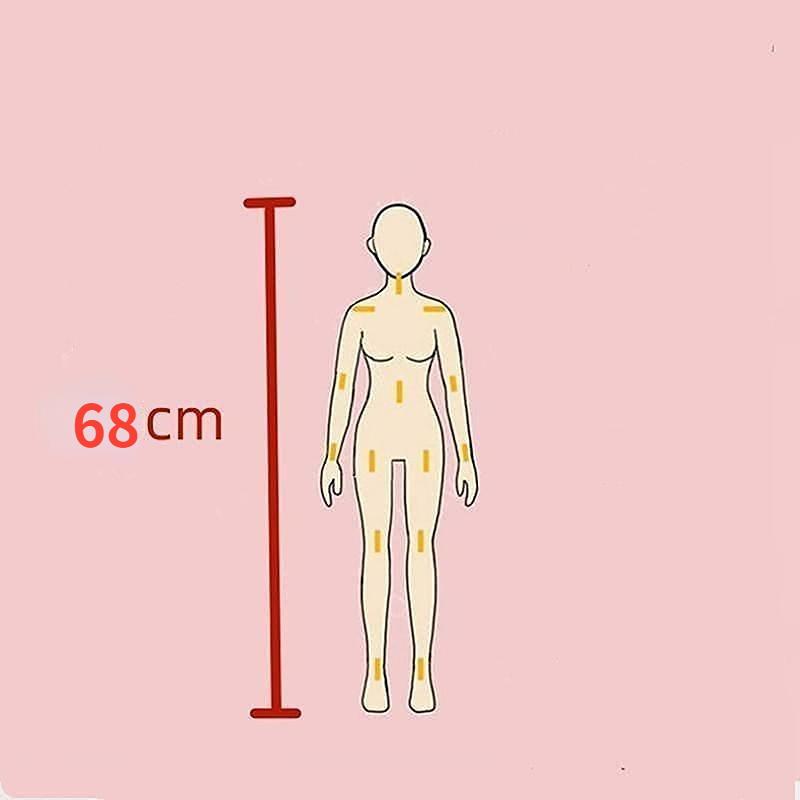 65cm malá pevná silikonová páska anime panenka s kostrou pro dospělého muže kreslená kráska nenafukovací panenka