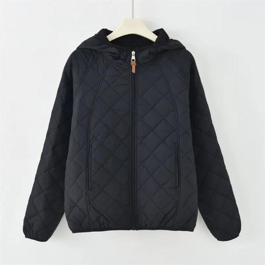 Lightweight Spring, Autumn and Winter Down Padded Jacket Women's Jacket To Keep Warm Loose Hooded Casual Padded Jacket Padded Jacket Short