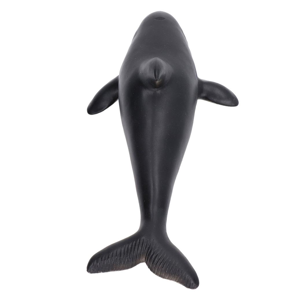 Meerestier Figur Schwarzer Orca Spielzeug Kinder Geburtstage Geschenk Pädagogisches Modell für Kinder Jungen Mädchen Ab 3 Jahren