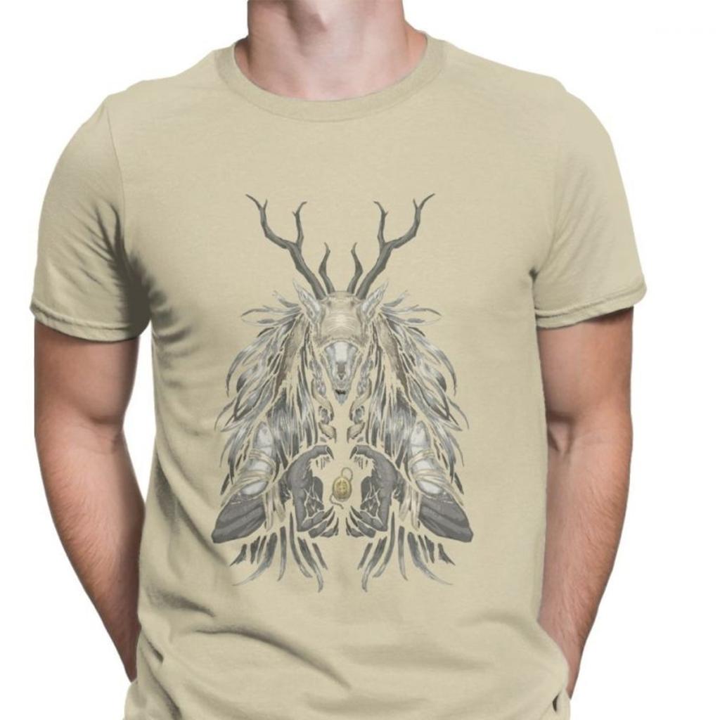 Men's Tops T Shirt The Supplicant Premium Cotton Tshirts Vicar Amelia Bloodborne Scary Harajuku Halloween T Shirt Graphic