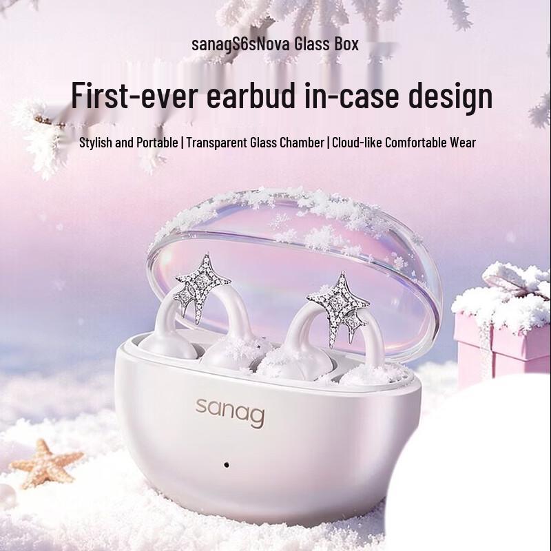 SANAG S6S Nova Ear Clip Bluetooth Sport Earbuds