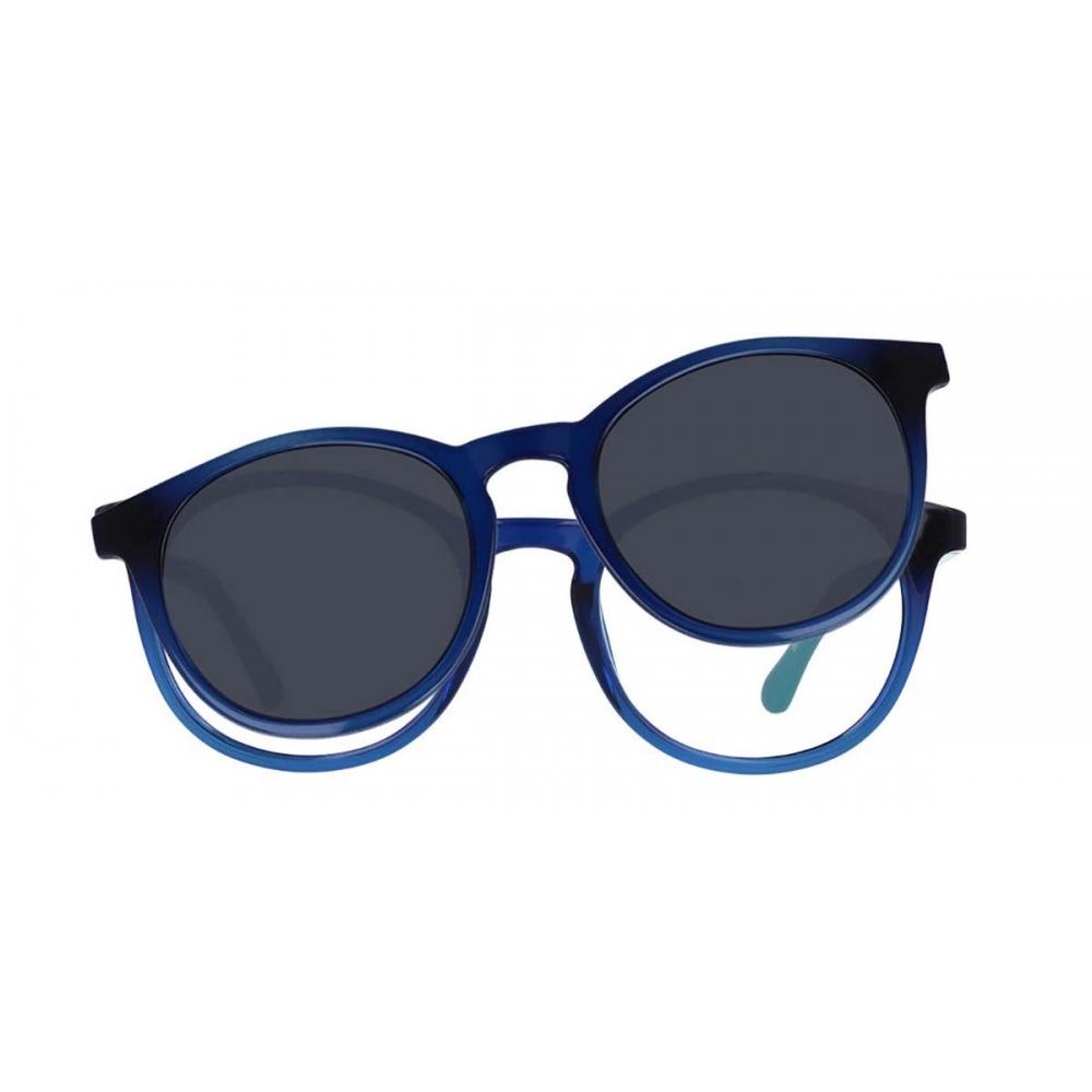 

Очки унисекс Clip On Oval Transparent BlUe SmartbUy collectiOn Filberte With Clip On U 0305 004 fashiOn Transparent Blue/45