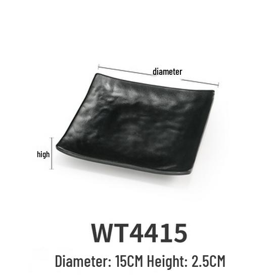 Melamine Plate: Imitation Porcelain Dinner & Snack Plate for Restaurants & Bars