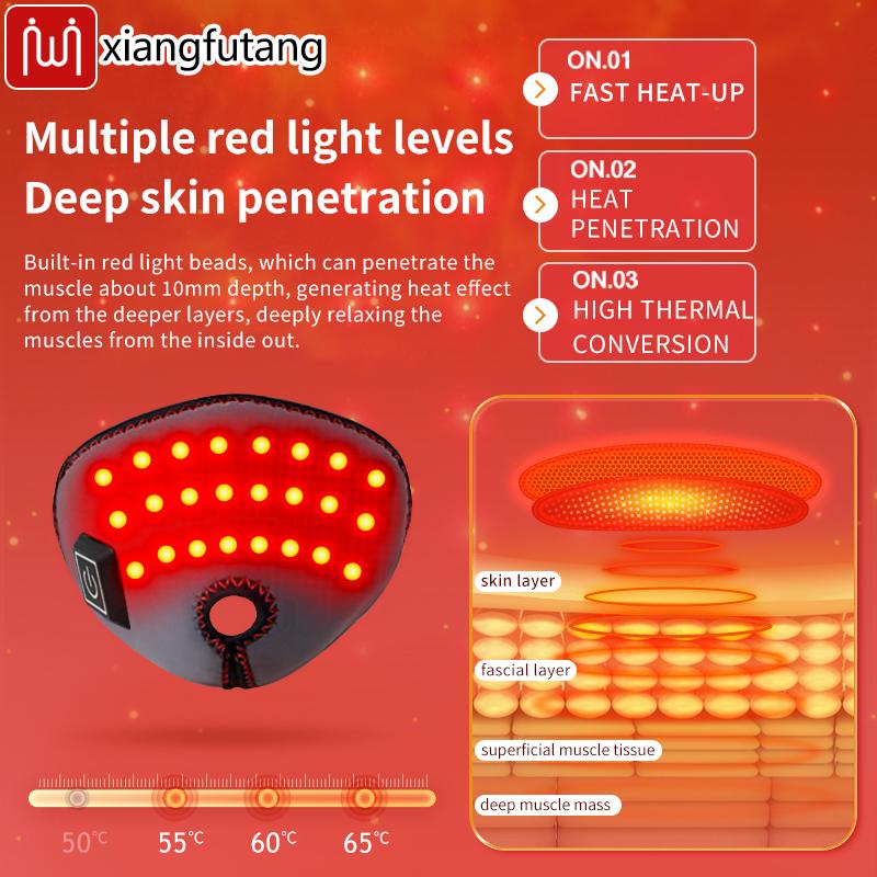 Light Massager Therapy Red Nasal Heated Mask Relieves Stuffy Nose Rhinitis Breathable Cover Unisex