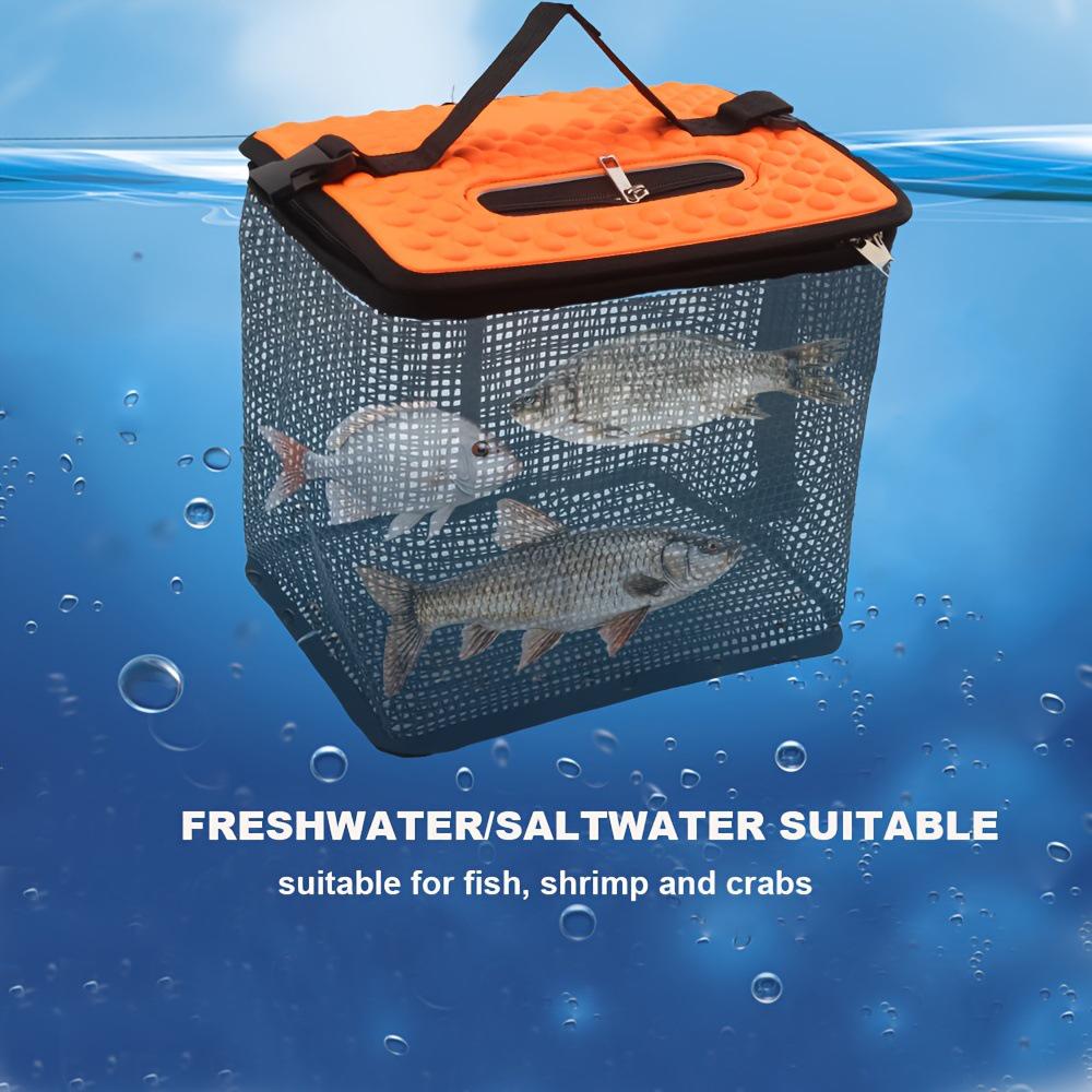 Portable Quick-Dry Fish Protector Net Bag for Sea and Rock Fishing