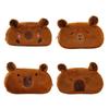 Capybara Pencil Case Cute Plush Zipper Pen Box Stationery Storage Organizer For Kids Students School, College Supplies, Gifts