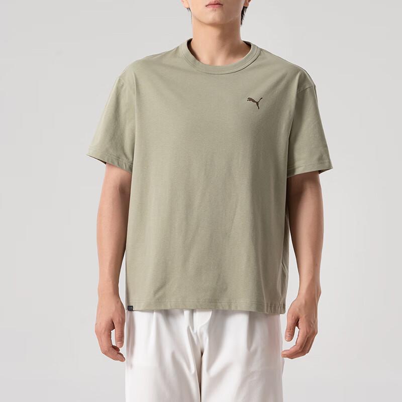 Puma All In Good Time Round Neck Fashion Soft Versatile Short Sleeve T-Shirt Men Tops 634790-82