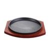 Round Thickened Cast Iron Griddle: Korean BBQ & Western Steak Pan
