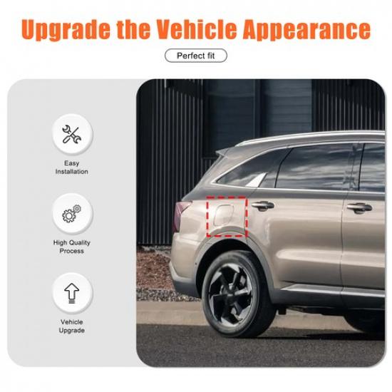 ABS Chrom Öl Kraftstofftankdeckel Abdeckung Zierleiste Für Kia Sorento MQ4 -