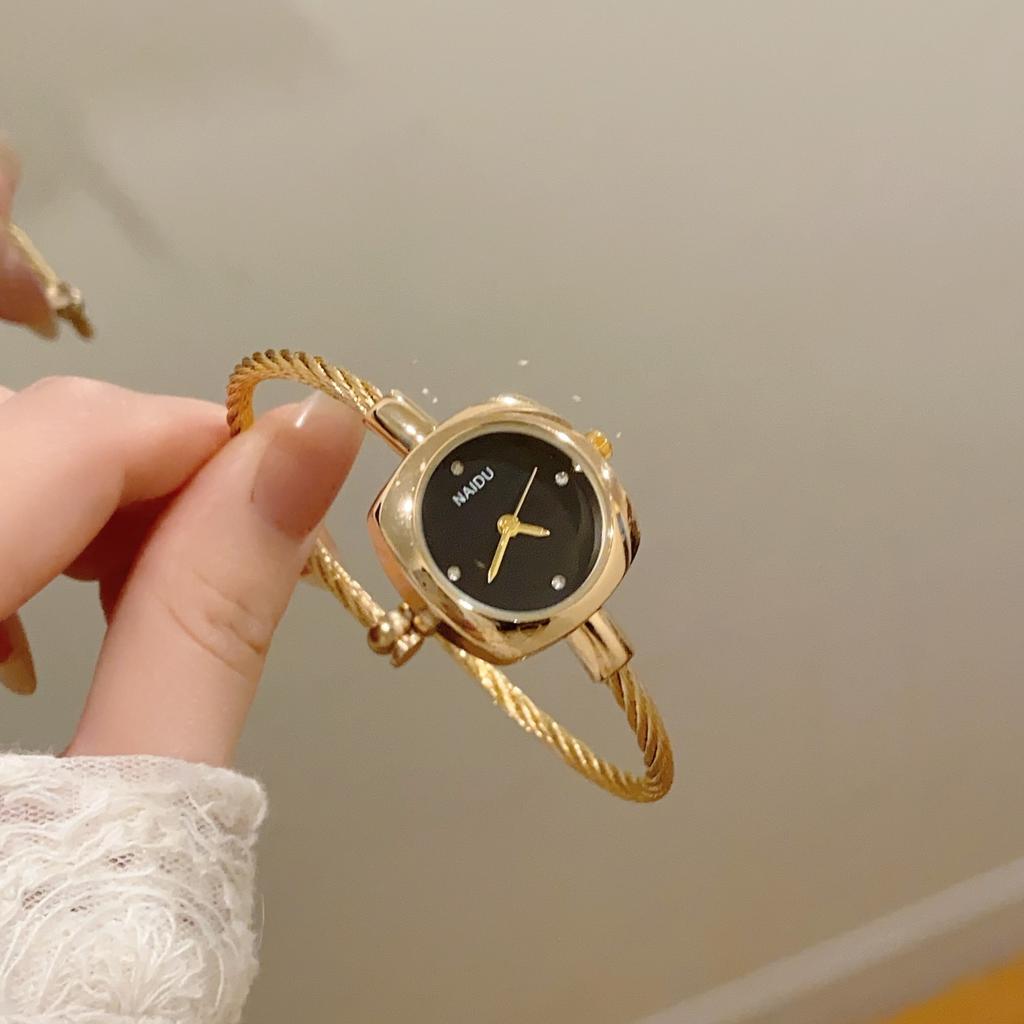 Gold Bangle Bracelet Women's Watches Female Thin Chain Clock Ladies Quartz Watch for Girls Fashion Wristwatch Relogio