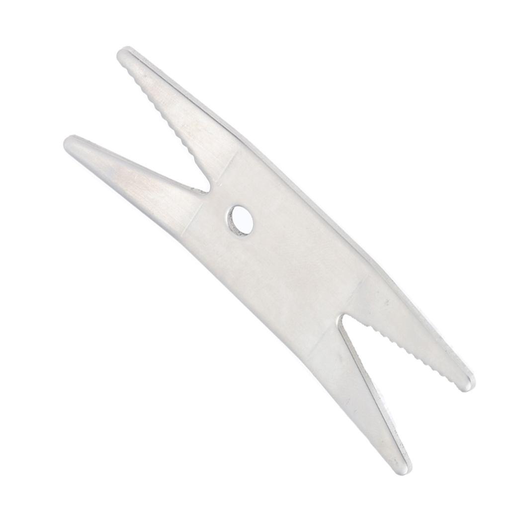 Practical Stainless Steel Guitar Spanner Wrench for Knobs Removal Switch Tuner Tightening