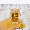16oz Transparent Craft Beer Pint Glass with Logo - 480ml Gift Item