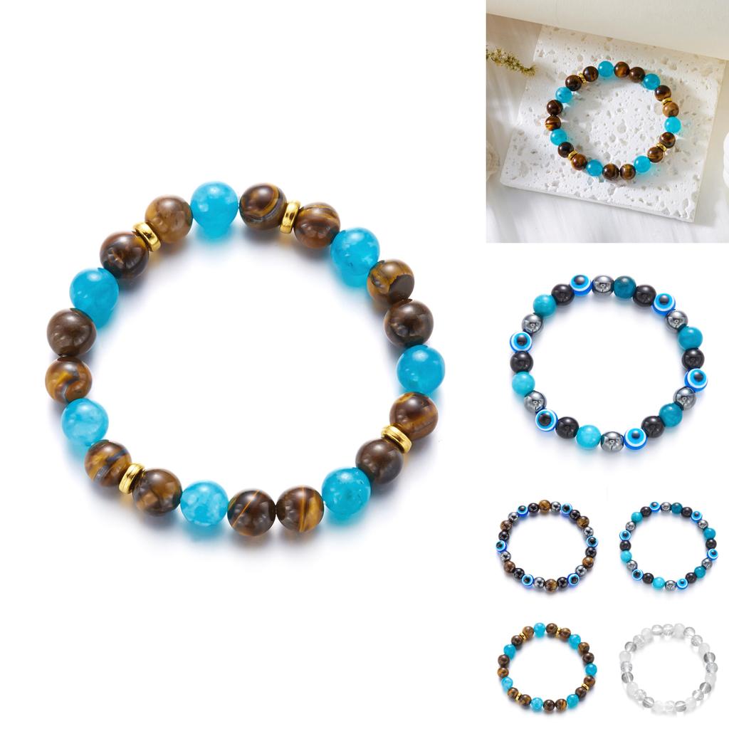 Eye Of The Devil Stretch Bracelet With Electroplated Finish For Women Accessories