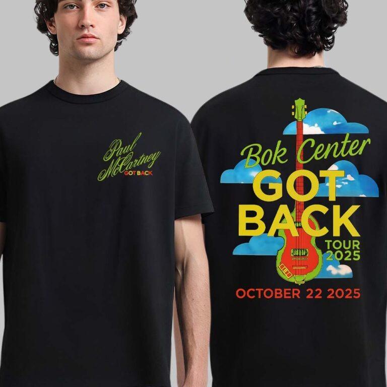 Paul McCartney Bok Center Tulsa 2026 Venue Tee October 22 2026 Got Back Tour M