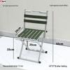 Portable Folding Outdoor Chair with Backrest