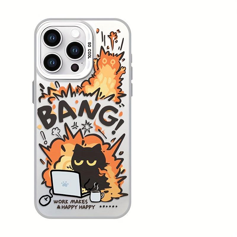 Чехол для телефона с милой парой из мультфильма для iPhone 16 15 14 13 12 11 Pro Max 7 8 Plus, противоударный защитный чехол
