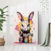 RUOPOTY Frameless Rabbit DIY Painting By Numbers Acrylic Paint On Canvas Kit Animals Paint By Numbers For Home Decor