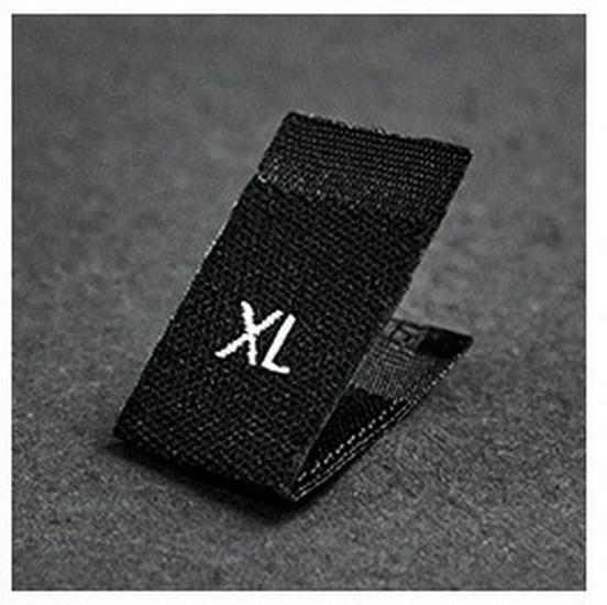 Free Shipping Woven Label: One Size Embroidered Clothing Tag & Sticker
