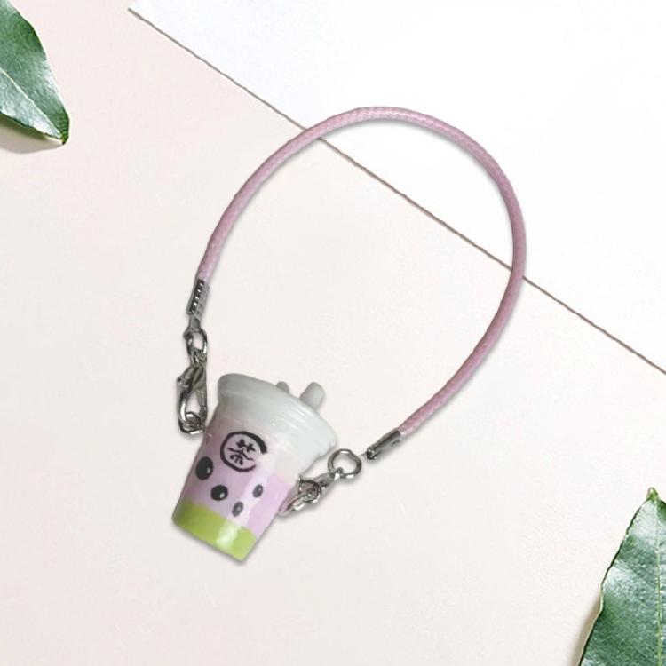 Customizable Bubble Cup Keychain Kit Purple Resin Craft Activity Bubble Teas Phone Charm For Stress Relief And Decors