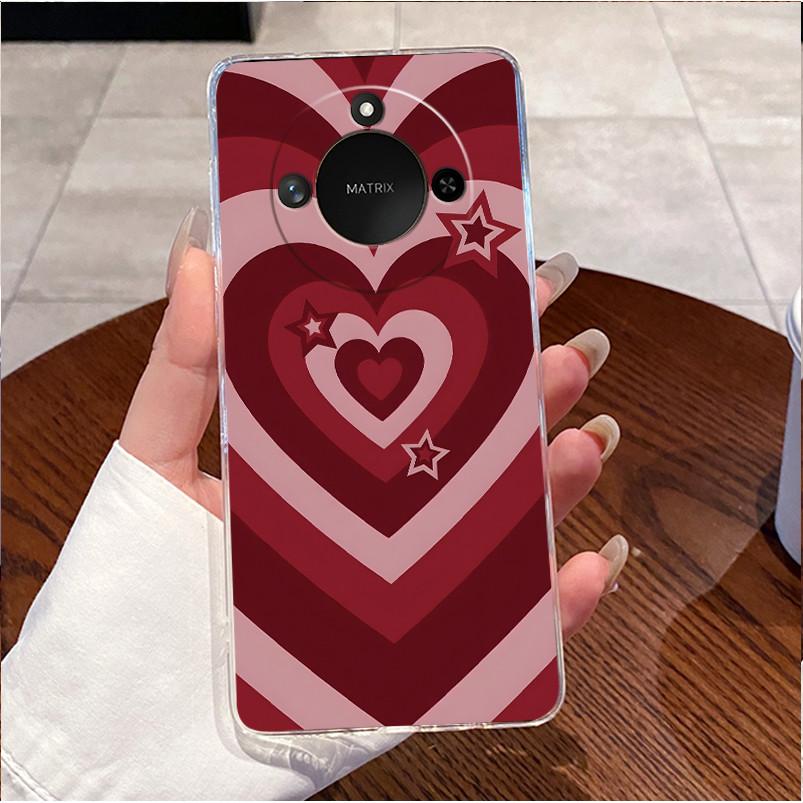 For Honor X9C Smart 5G Casing Clear Luxury Cute Love Rabbit Funny Cool TPU Soft Silicone Phone Case HonorX9C Smart 5G Back Cover