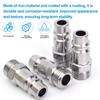 Quick Release air Compressor Connector Pneumatic Fittings G1/4 External Thread Air Line Hose Connectors Plug Pneumatic Tools