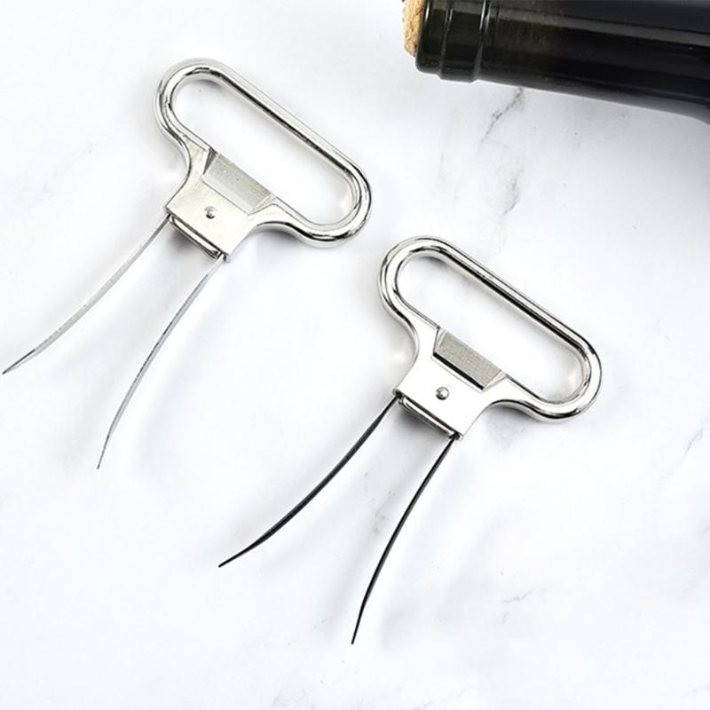 Wine Bottle Opener Portable Wine Bottle Opener Replacement Two prongs Wine Bottle Opener Corkscrew Remover Enduring