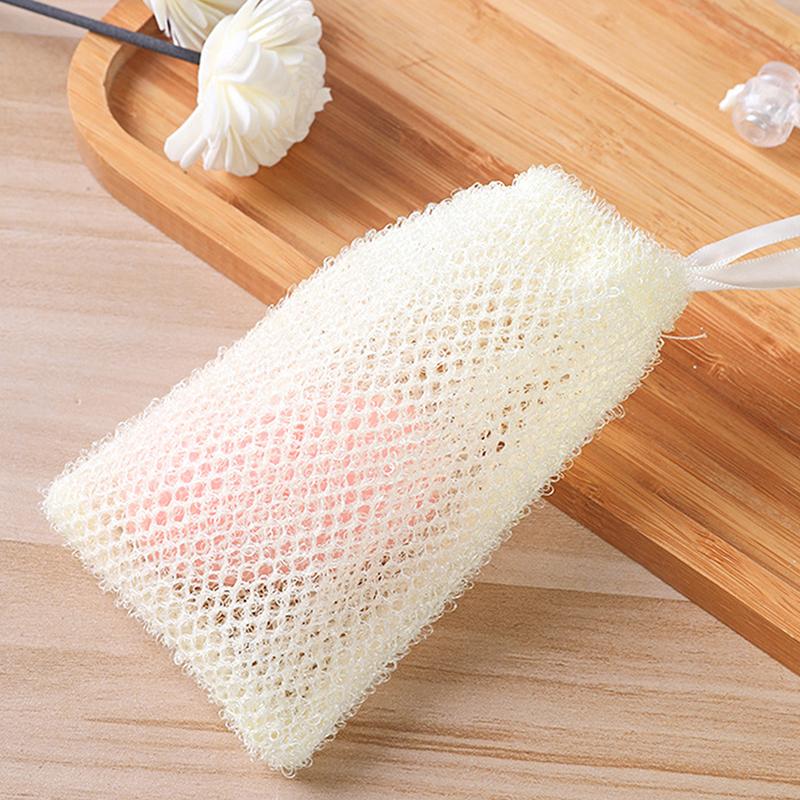 1/5PCS For Shower Soap Holder Pocket Soap Saver Bags Pouch Bar Plentiful Bubble Foam Soap Bags Exfoliating Soap Mesh Bags
