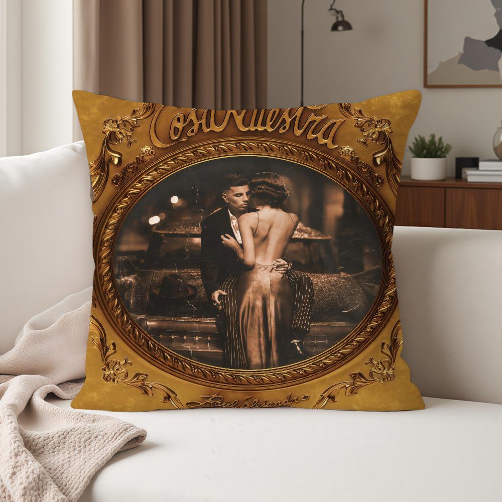 Singer Cool RRauw Alejandro Pillow Case Suitable For Bedrooms Living Rooms Cars Home Decoration