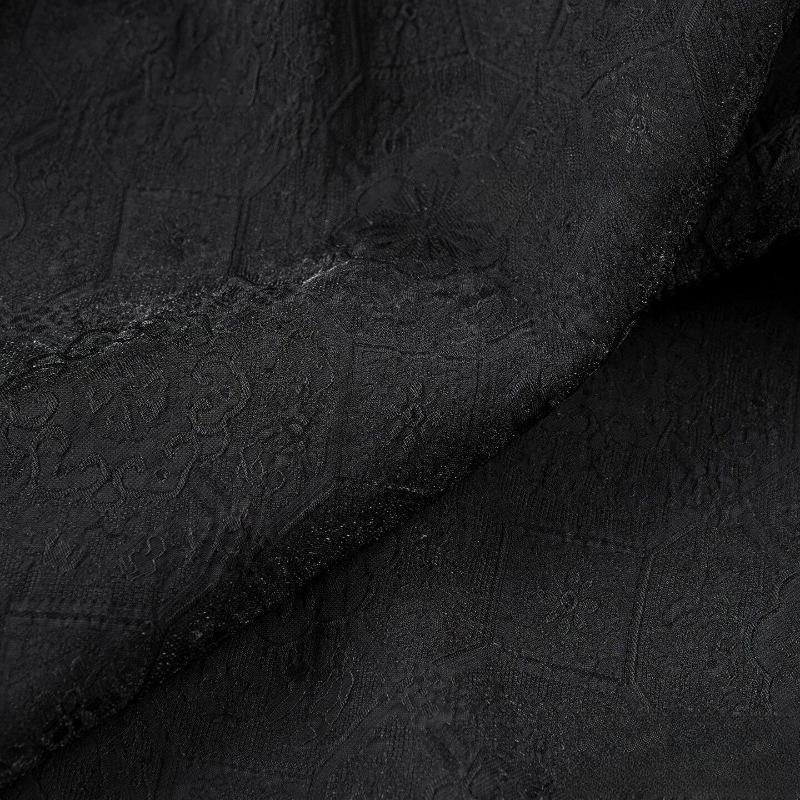 Geometric Floral Chiffon Jacquard Fabric for Diy Sewing Ethnic Style Relief Jacquard Dress Cheongsam Clothing Designer Cloth 100x150cm