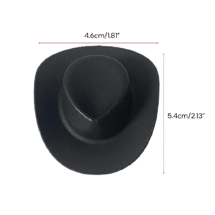 Miniature Dolls Hat Party Hat Mini Cowgirl Hat Cowboy Hat for Crafts 5/10PCS