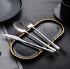 3 Pcs Set of Box Spoon Fork Knife Portable Tableware Dinner Set Black Box Western Portable Cutlery Set Dining Spoon Table Set