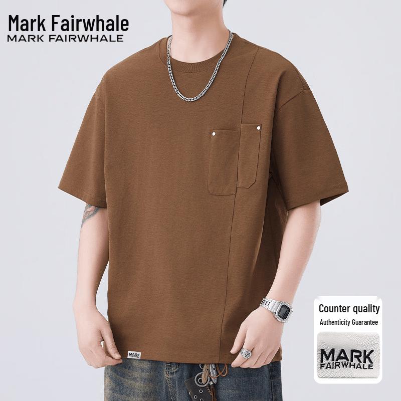 Mark Fairwhale Men s Cool Touch Loose Fit Round Neck T-shirt L