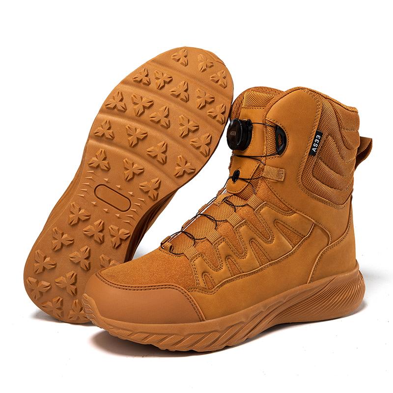 Mannen Militaire Tactische Laarzen Outdoor Bergbeklimmen Trekking Commando Tactische Laarzen Backpacken Laarzen Combat Boots, B-Zwart, 42.5 EU